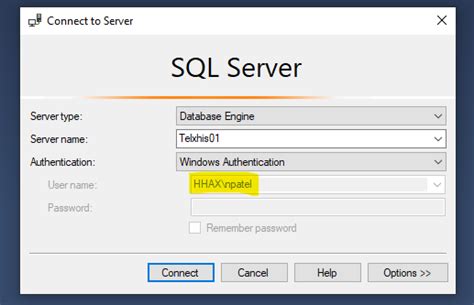 Sql Server How To Change Default Username In Window Authentication In