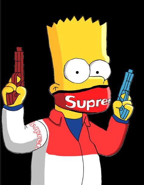 Bart Simpson With A Gun