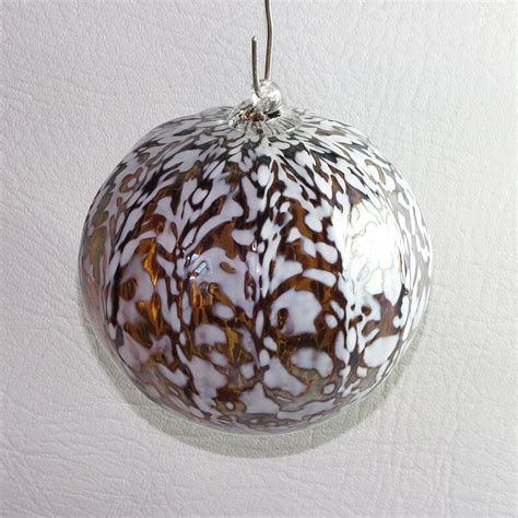 Four Gorgeous Art Glass Ornaments Hand Blown Glass Balls Holidays New Years Christmas