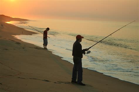 Filefishing South Beach Early Morning Low Tide Katama During