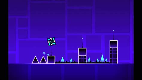 Geometry Dash 1 Stereo Madness Avec Tout Les Pièces Youtube