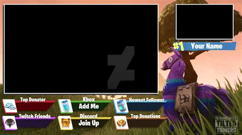 Fortnite Llama Sunrise Twitch Overlay Screenshot By Dru3nlive On Deviantart