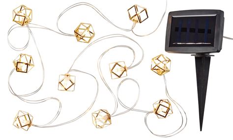 Gold Solar Cage String Lights Groupon Goods