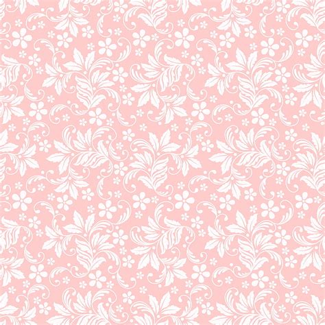 Hd Wallpaper Texture Pink Background Floral Ornament Seamless