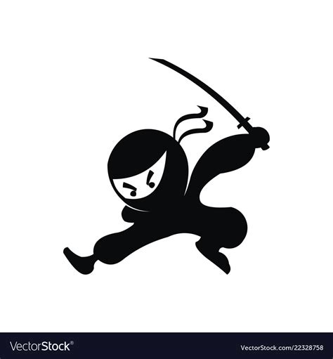 Ninja Royalty Free Vector Image Vectorstock