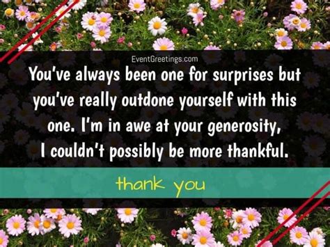 20 Best Thank You Note For Gift Message And Wording Events Greetings