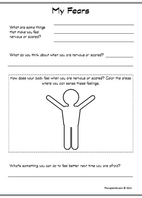 269 Best Images About Therapy Worksheets On Pinterest Anxiety