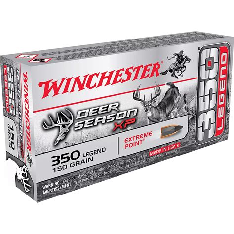 Winchester Deer Season Xp 350 Legend 150 Grain Ammunition 20 Rounds