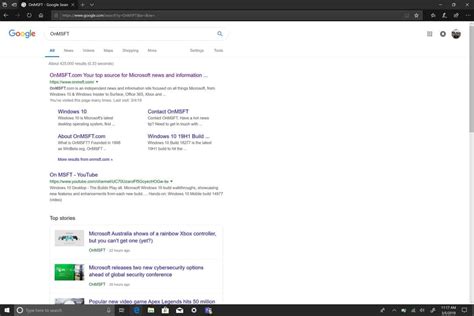 However, you can change the default search. How to change the default search engine in Microsoft Edge » OnMSFT.com