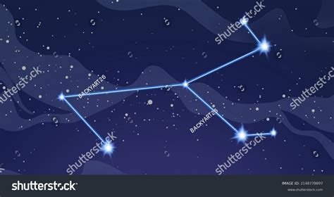Monoceros Constellation Symbol Monoceros Constellation Illustration