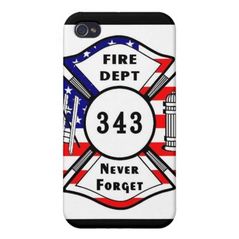 Firefighter 911 Never Forget 343 Covers For Iphone 4 Zazzle