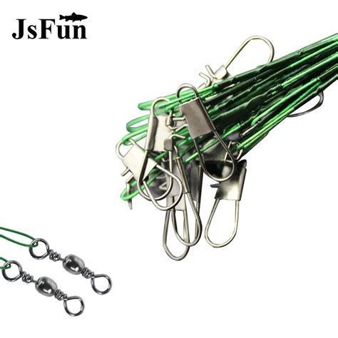 1000pcs 15cm 21cm 30cm Green Fishing Wire Learders Fishing Line For