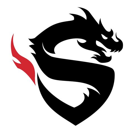 Dragon Logo Png Black And White Camera Logo Chinese Dragon Circle