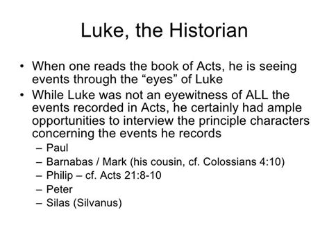 The Book Of Acts Outlined