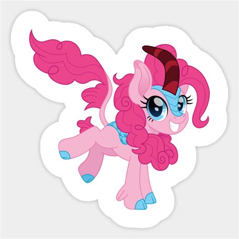 Kirin Pinkie Pie My Little Pony Aufkleber Teepublic De