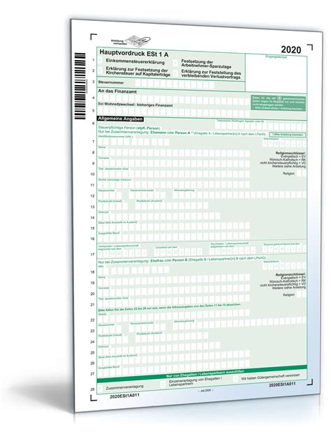 Müssen mieter das treppenhaus reinigen bzw. Mantelbogen Einkommensteuererklärung 2020 | Formular zum Download