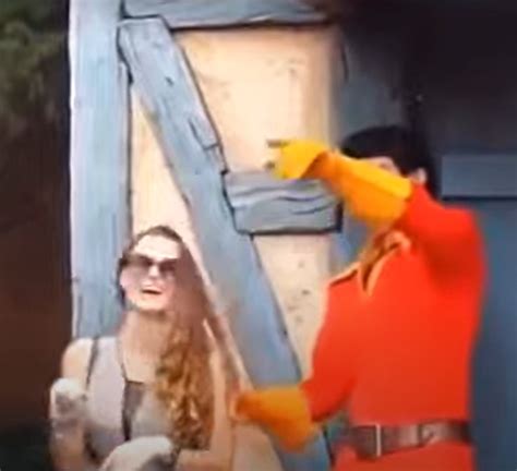Disneyland Gaston Breaks Character After Woman Touches Him Inappropriately