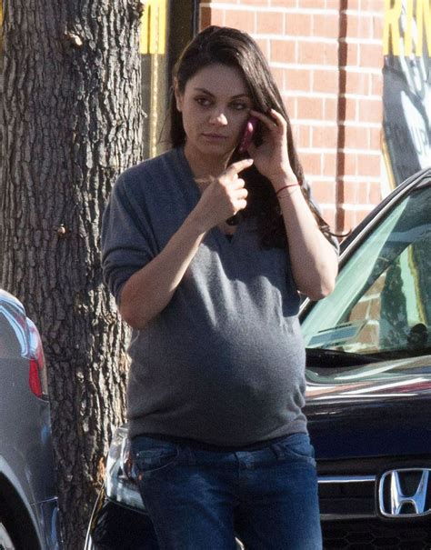 Pregnant Mila Kunis Out In Studio City 11292016 Hawtcelebs