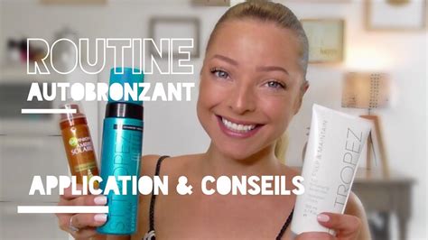 Routine And Application Auto Bronzant Sans Trace Ni DÉmarcation Mains