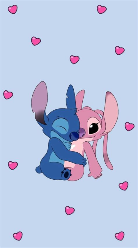 Stitch Cuddle Angel Wallpaper Idea Wallpapers Iphone Wallpapers