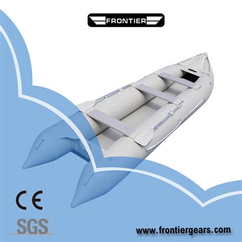 Inflatable Double Fishing Sea Paddle Kayak With Aluminum Seats China