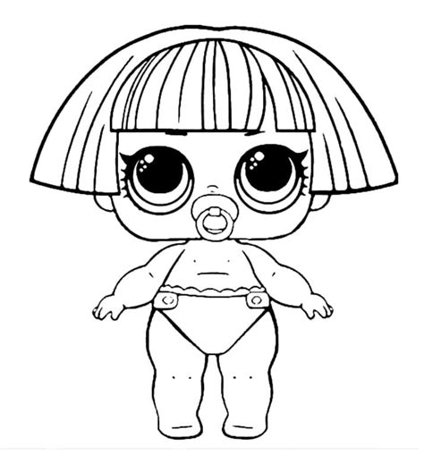 Lil Shapes Lol Doll Coloring Page Download Print Or Color Online For