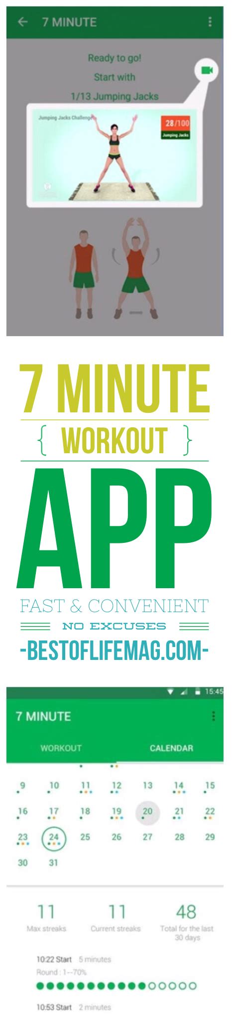 7 Minute Workout Fitness App Review The Best Of Life Magazine