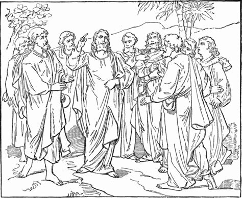 Twelve Disciples Coloring Page Coloring Home