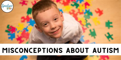 Misconceptions About Autism Spectacokids Speech And Aba Therapy Milton