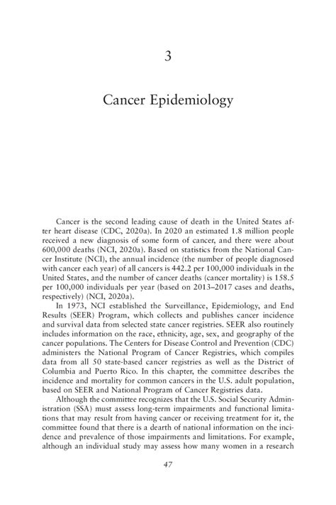 3 Cancer Epidemiology Diagnosing And Treating Adult Cancers And