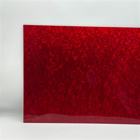 18 Red Pearl Cast Acrylic Sheet Houston Acrylic