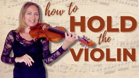 How To Hold The Violin Properly Youtube
