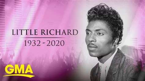 Rock And Roll Legend ‘little Richard Dies At Age 87 Gma Youtube