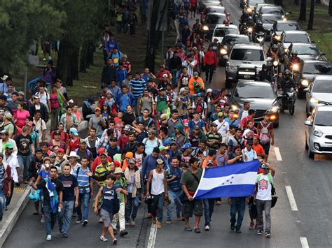 As Caravan Of Migrants Heads North Trump Threatens To Close Southern U