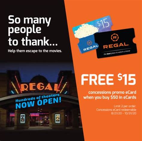 We did not find results for: Regal Cinemas: FREE $15 concessions gift card with a $50 gift card purchase