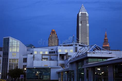 Cleveland After Sunset Stock Photo Image Of Horizontal 14788294