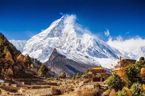 Mount Manaslu 8163 M The 8th Highest Mountain In The World Nepal