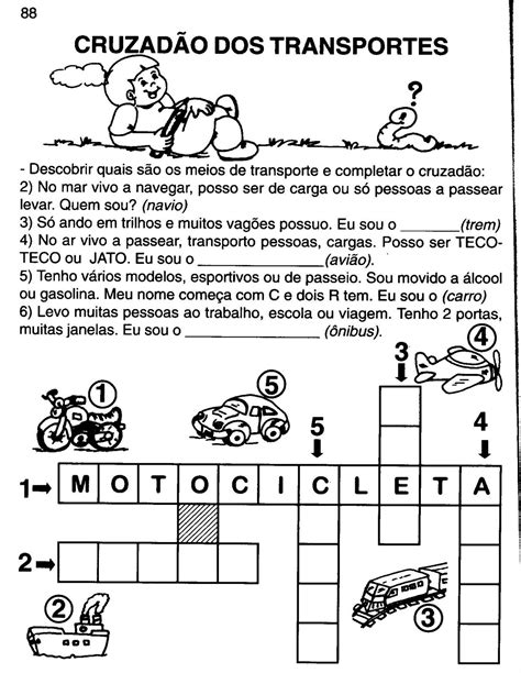 Atividades Meios De Transporte O Ano Ensino Fundamental Ensino Porn