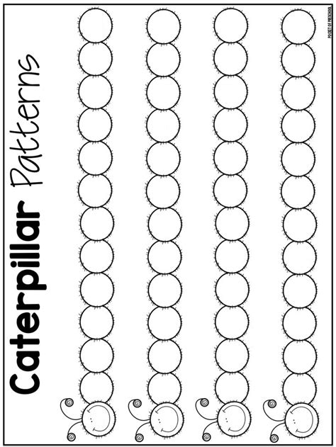 Caterpillar Pattern FREEBIE.pdf - Google Drive | Pattern, Preschool fun