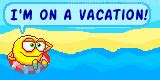 I M On A Vacation Emoticon Emoticons And Smileys For Facebook Msn Skype Yahoo