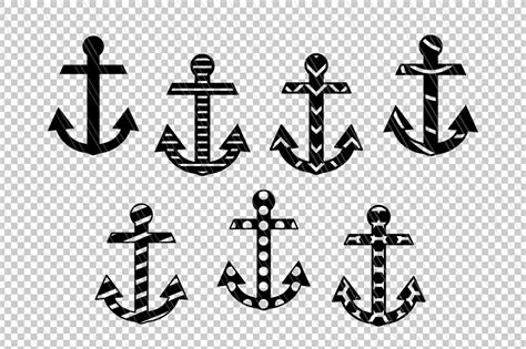 Anchor Nautical Svg Dxf Files 82377 Svgs Design Bundles