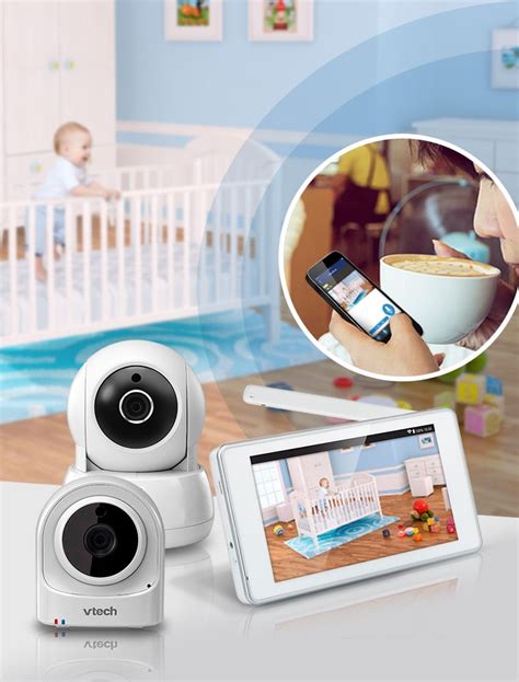 The app lets you listen to the baby, talk to the baby, and even active the phone flash to see the room in the dark. Wi-Fi Baby Monitors | Official VTech® Audio and Video Baby ...