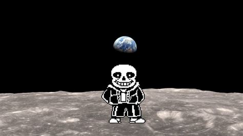 Sans Goes To The Moon Youtube