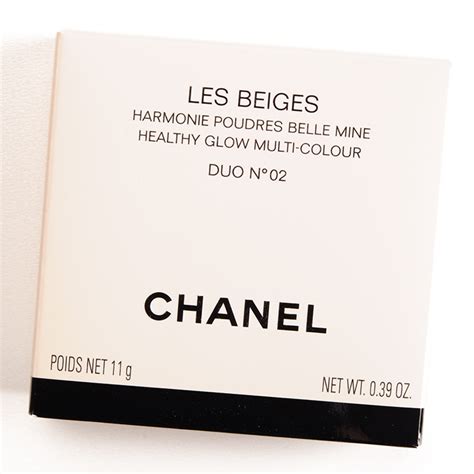 Chanel Duo N 02 Les Beiges Healthy Glow Multi Colour Review Photos