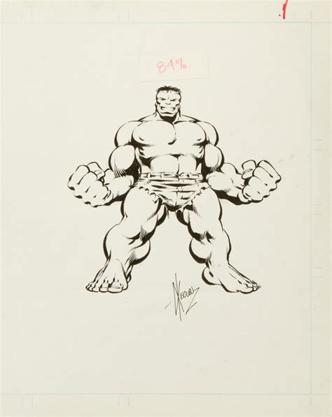 Dale Keown Incredible Hulk Drawing Dangerous Universe