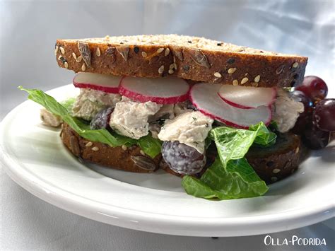 Olla Podrida Extreme Makeover Chicken Salad Sandwich