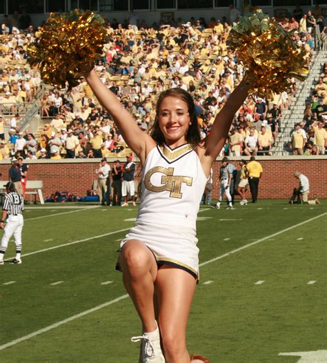 Img6382a Georgia Tech Cheerleader Yellojkt Flickr