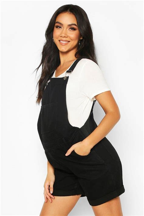 Maternity Overall Shorts Perfect Jeans Fit Womens Maternity