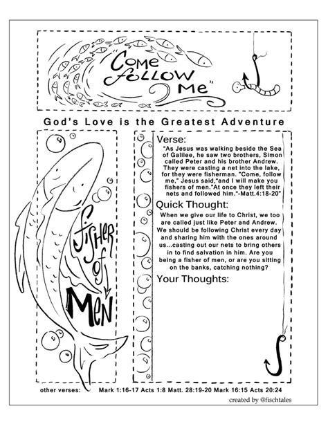 Printable Fishers Of Men Activities Printable Word Searches
