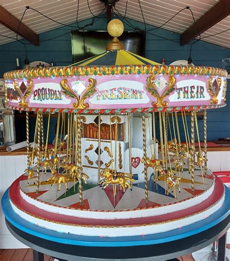 Miniature British Carousel Restored